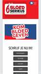 Mobile Screenshot of bloedserieus.be